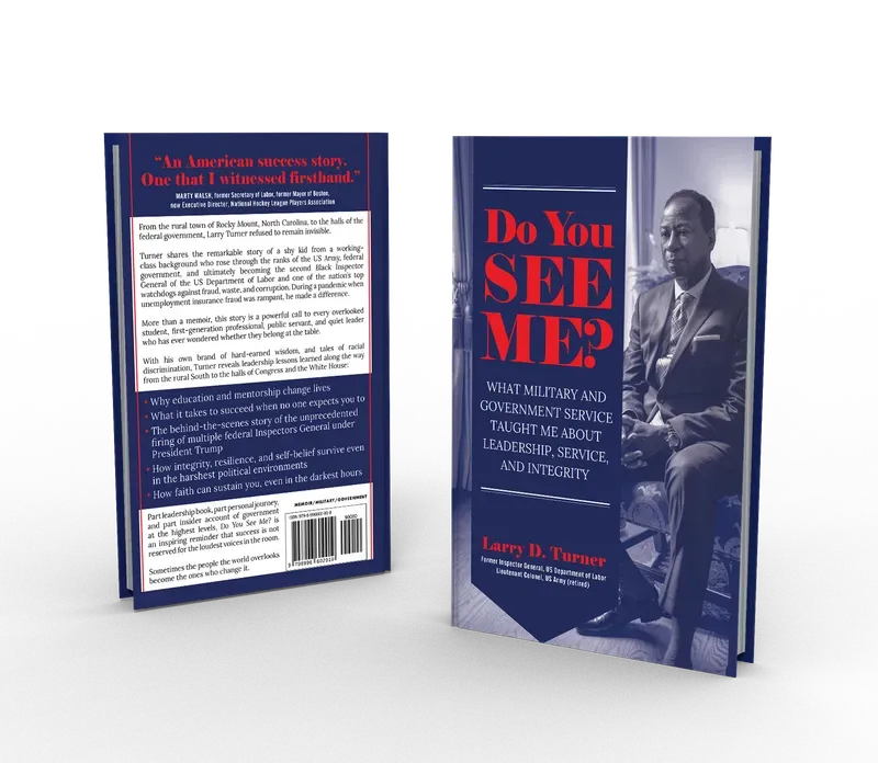 Do You See Me?: What Military and Government Service Taught Me About Leadership, Service, and Integrity, Back and front 3D mockup, book cover designed by 5MEDIADESIGN