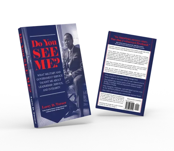 Do You See Me?: What Military and Government Service Taught Me About Leadership, Service, and Integrity, Front and back duo view, book cover designed by 5MEDIADESIGN