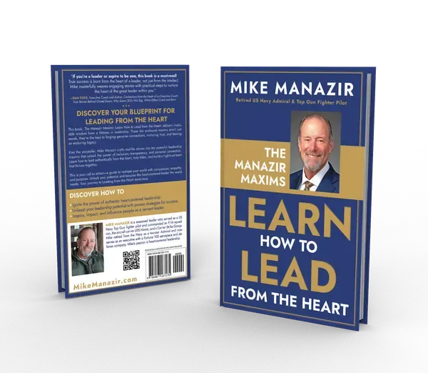 The Manazir Maxims: Learn How to Lead from the Heart, Back and front 3D mockup, book cover designed by 5MEDIADESIGN