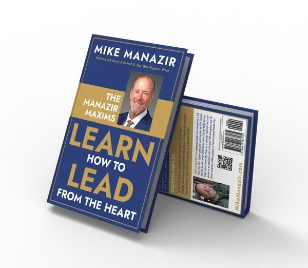 The Manazir Maxims: Learn How to Lead from the Heart, Front and back 3D mockup, book cover designed by 5MEDIADESIGN