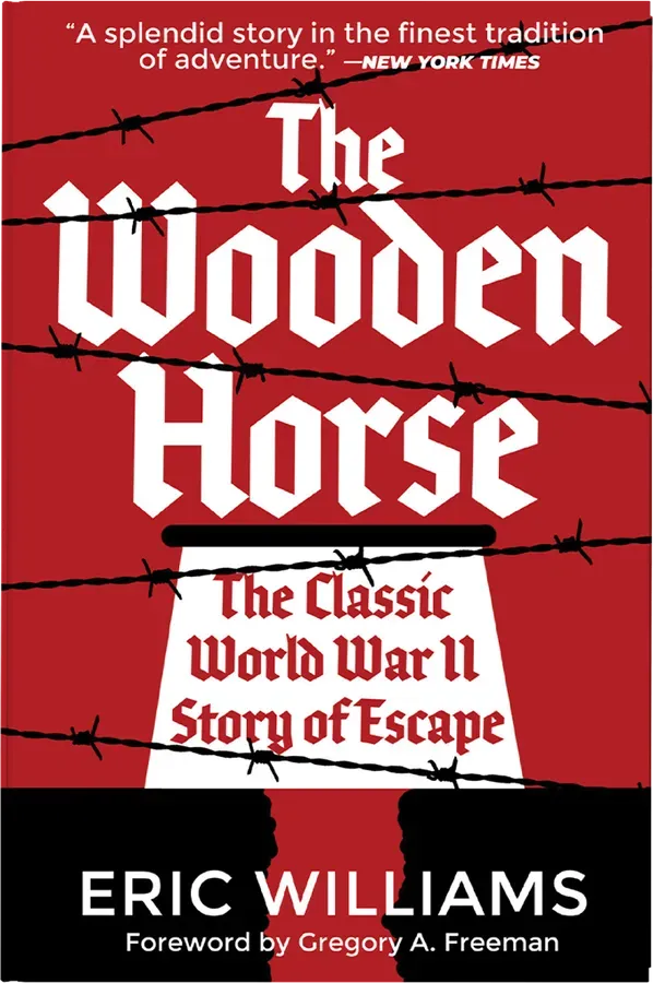 The Wooden Horse: The Classic World War II Story of Escape by Eric Williams, front cover designed by 5MEDIADESIGN
