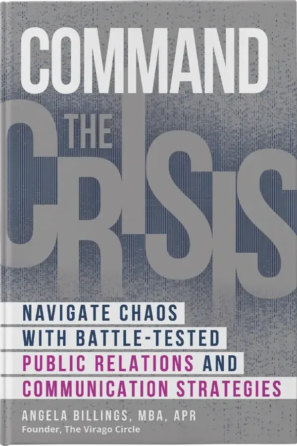 Command the Crisis by Angela Billings — book cover design by 5mediadesign