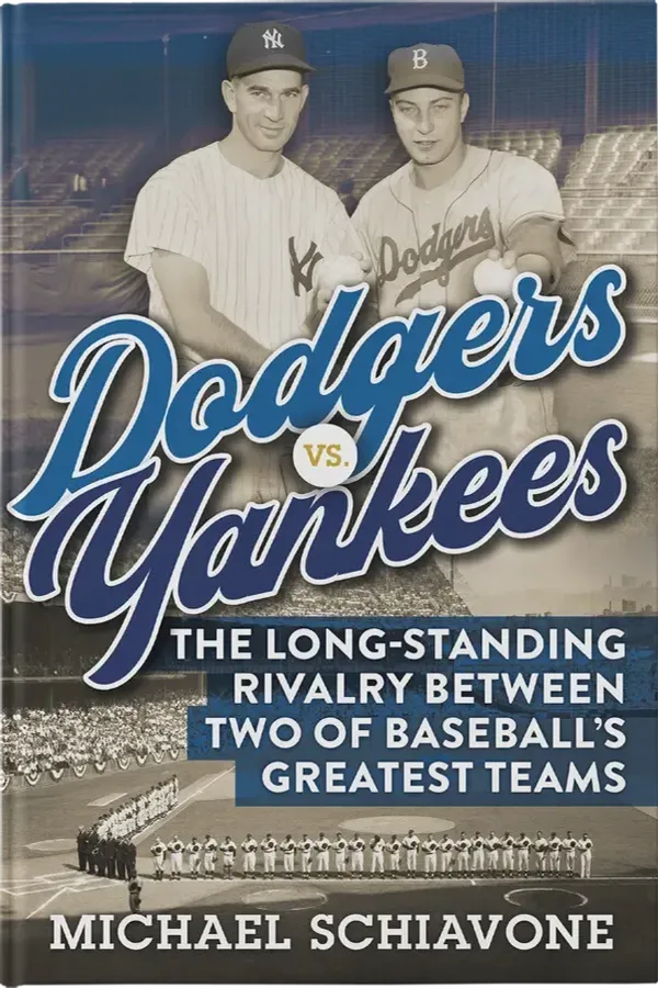 Dodgers vs Yankees by Michael Schiavone — book cover design by 5mediadesign