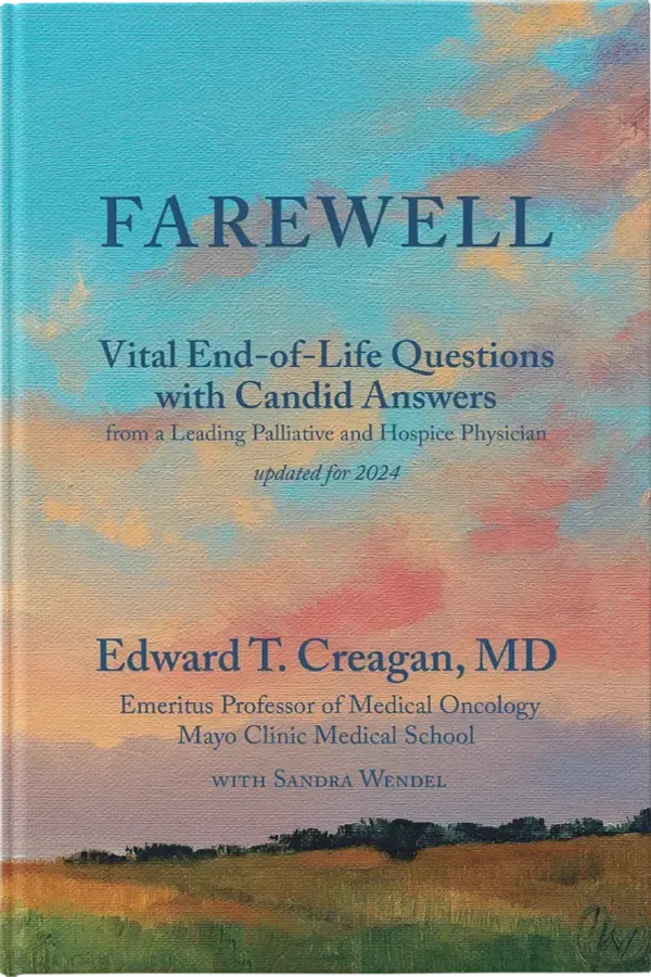 Farewell by Edward T. Creagan MD — book cover design by 5mediadesign