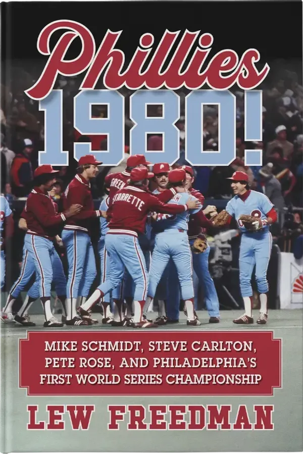 Phillies 1980! by Lew Freedman — book cover design by 5mediadesign
