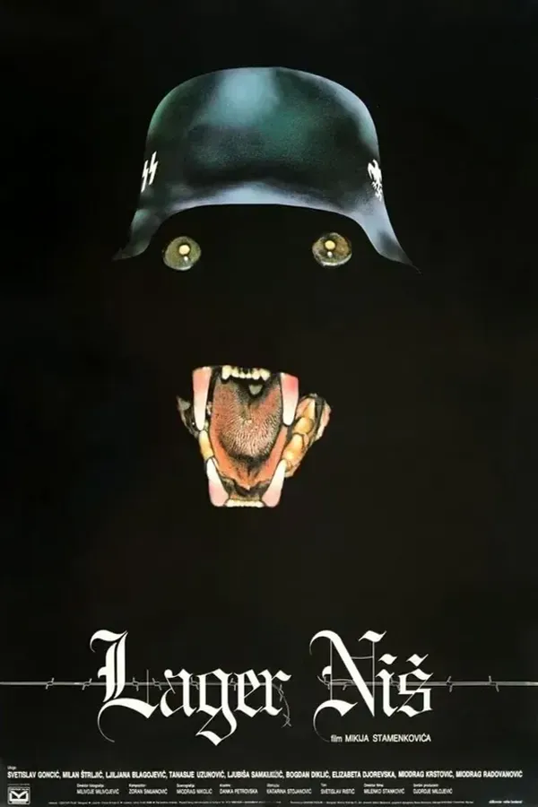 Lager Nis — hand-illustrated movie poster by Rade Markovic, Marko’s father — Hollywood Reporter honorable mention
