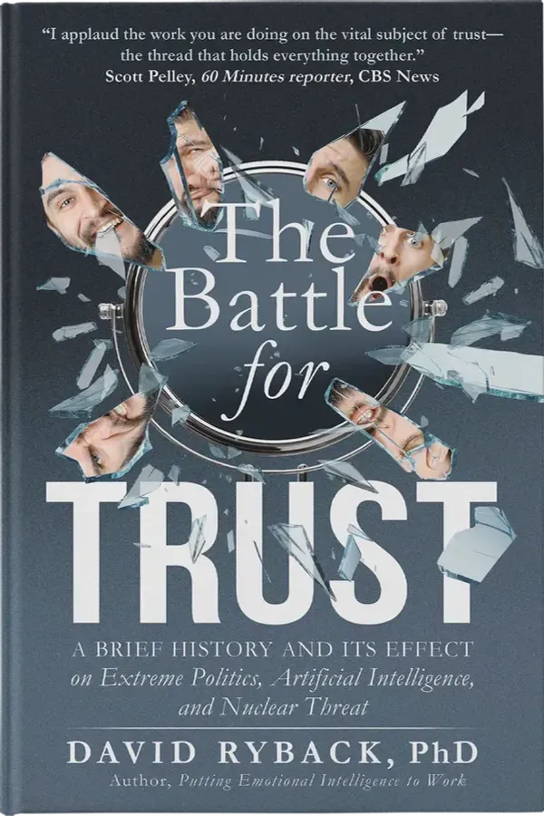 The Battle for Trust by David Ryback PhD — book cover design by 5mediadesign
